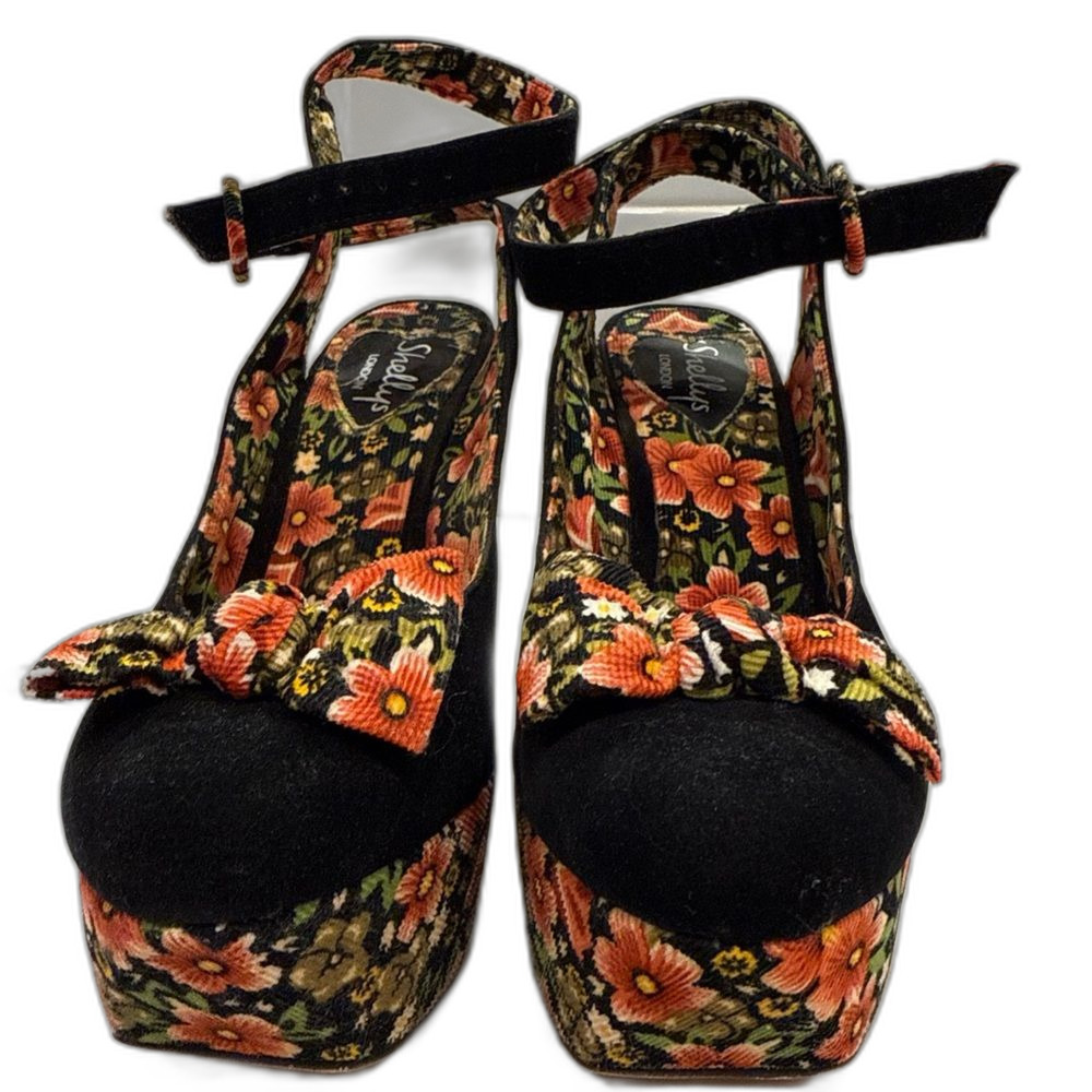 Shelley’s London Iris Platform Floral Wedge 🌸 Size 37UK. Size 7US - Picture 8 of 11